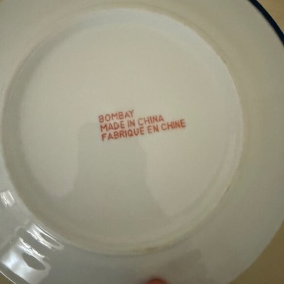 Set of 3 Vintage Bombay Company Asian Garden Dragon Plates 8 inch 1990s - Picture 3 of 5